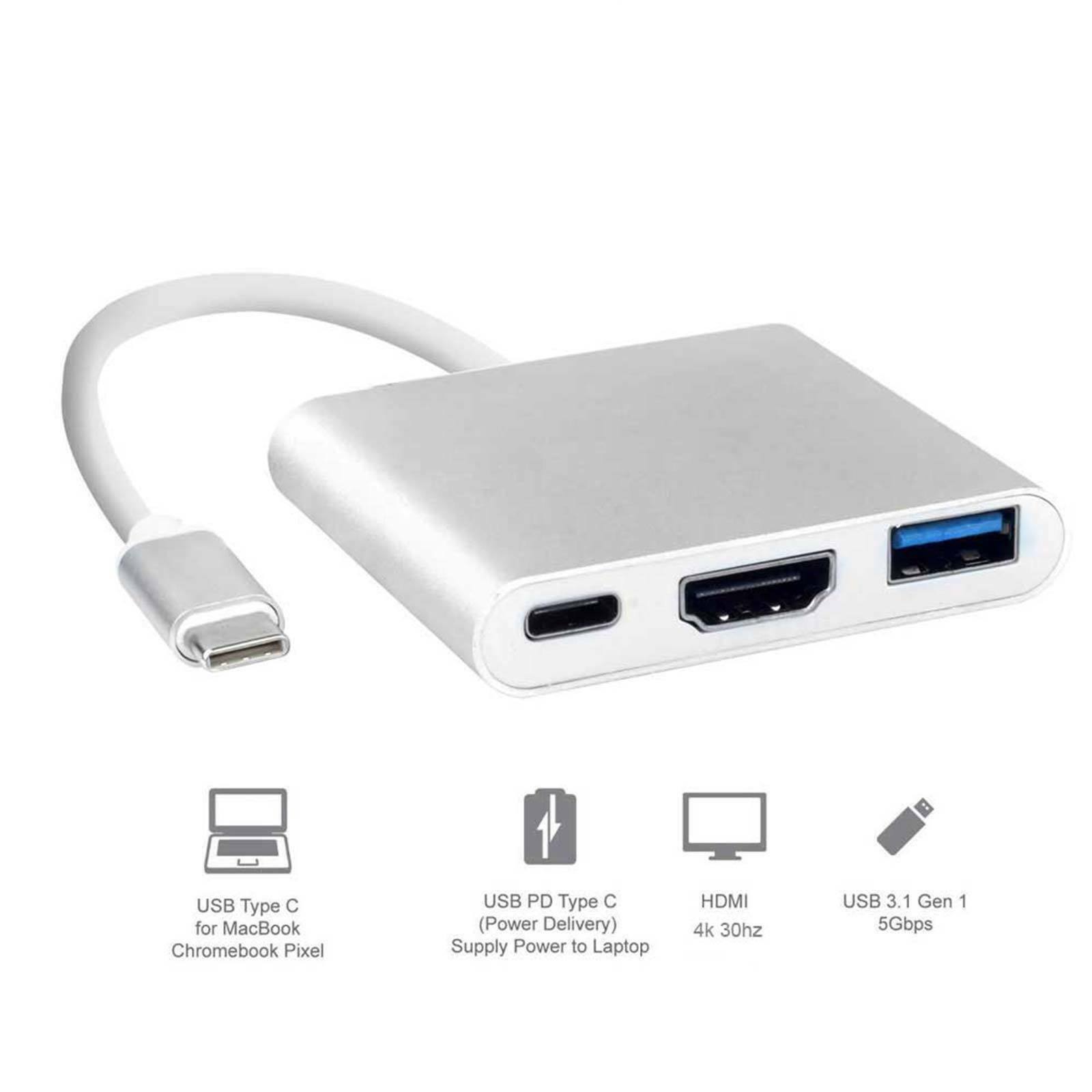 USB-C to HDMI TV Adapter for Mac/Android