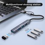 Lopnord 4-Port USB-C Hub for Laptops