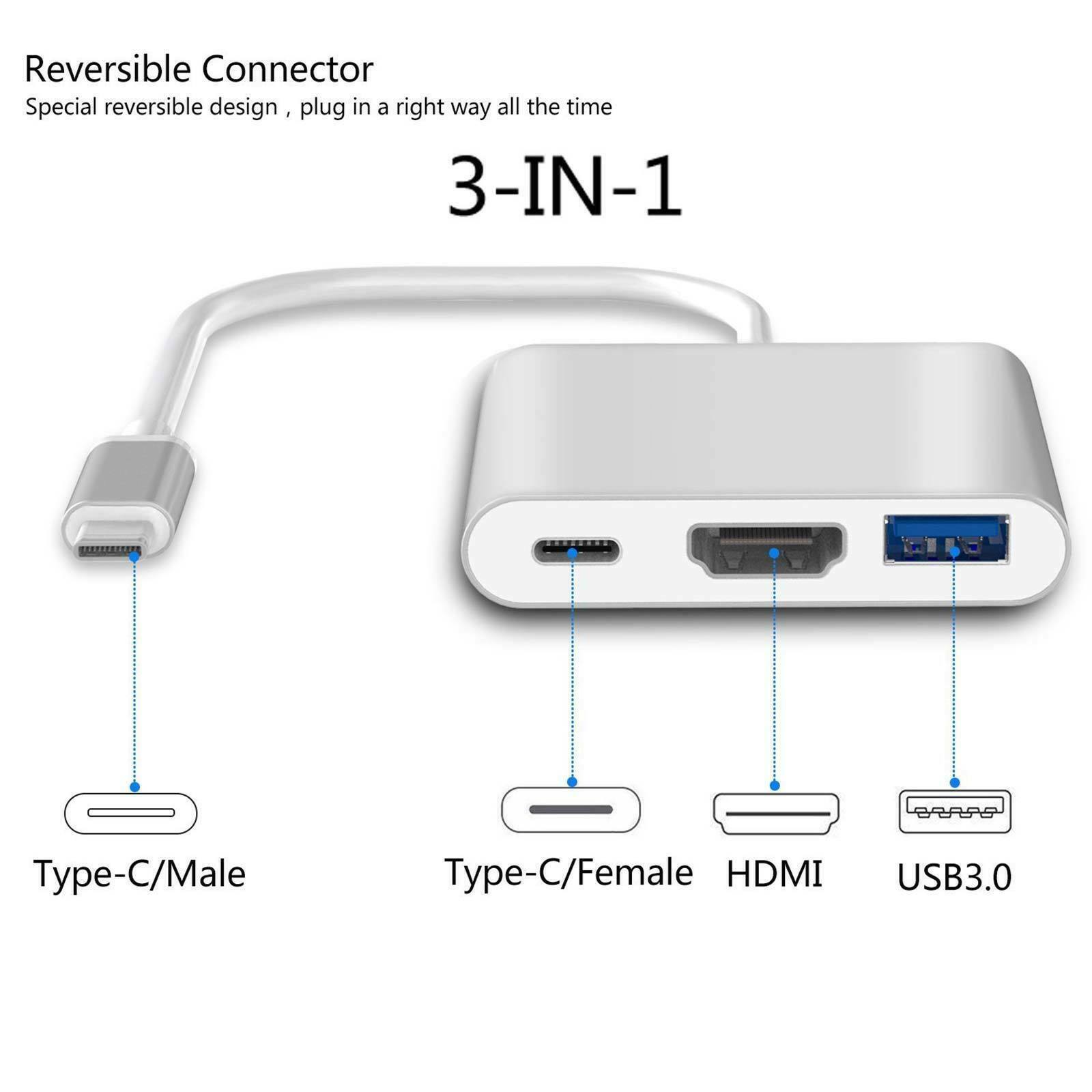 USB-C to HDMI TV Adapter for Mac/Android