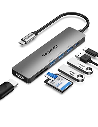 TECKNET 7-in-1 USB-C Multiport Hub Adapter