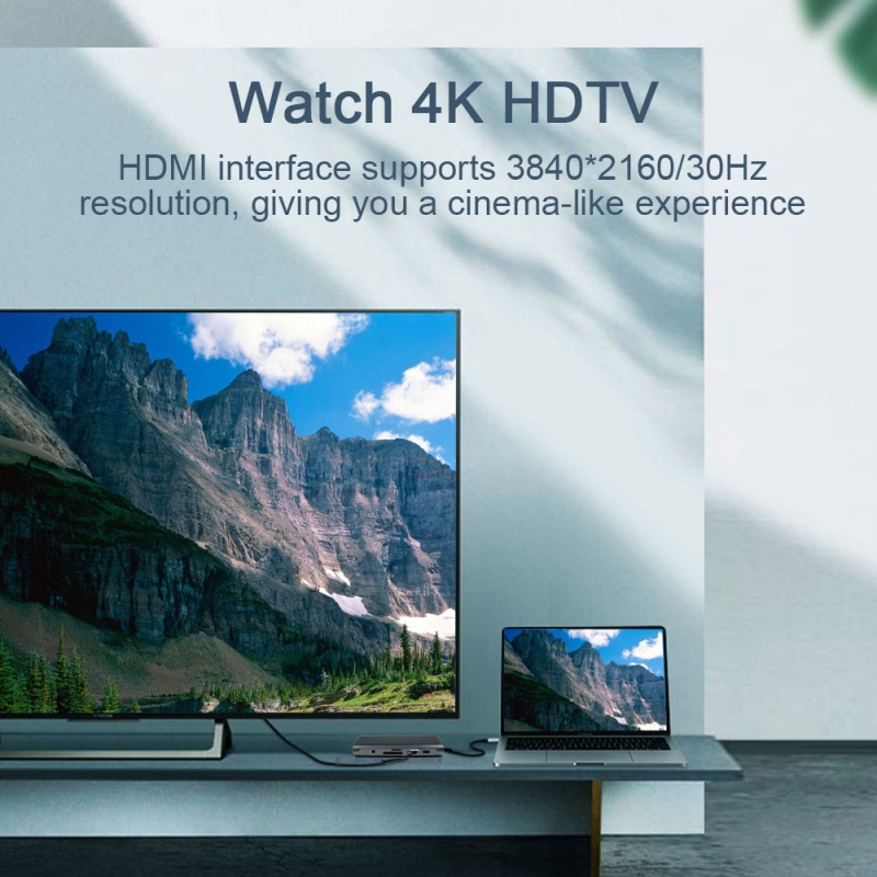 10-in-1 USB-C Docking Station with 4K HDMI