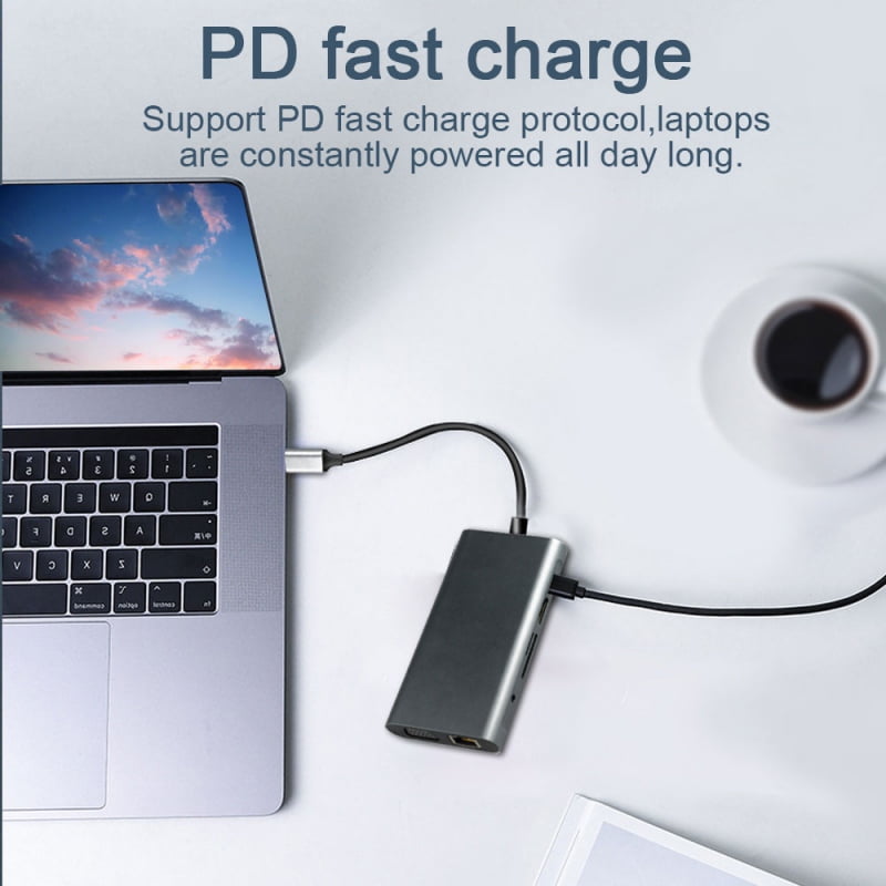 10-in-1 USB-C Docking Station with 4K HDMI