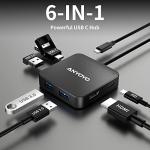 ANYOYO 6-in-1 USB C Hub with 4K HDMI