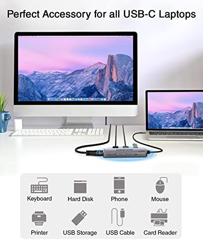 Kinivo 710UC USB-C Hub with 7 Ports