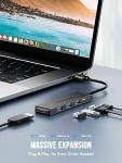 Lemorele 6-in-1 USB-C Hub with 4K HDMI
