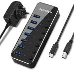 RSHTECH 7-Port USB C Hub with Switches