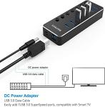RSHTECH 7-Port USB C Hub with Switches