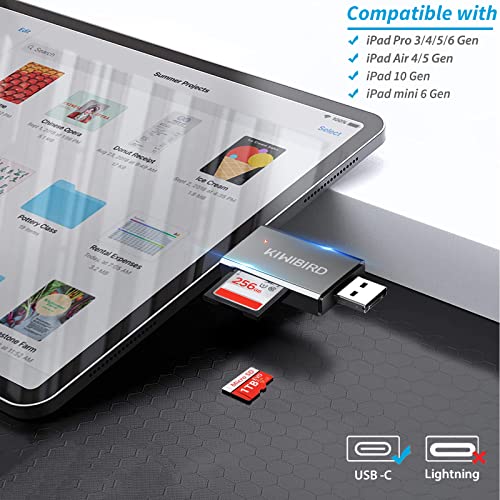 KiWiBiRD USB-C SD/Micro SD Card Reader