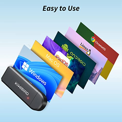 KiWiBiRD USB-C SD/Micro SD Card Reader