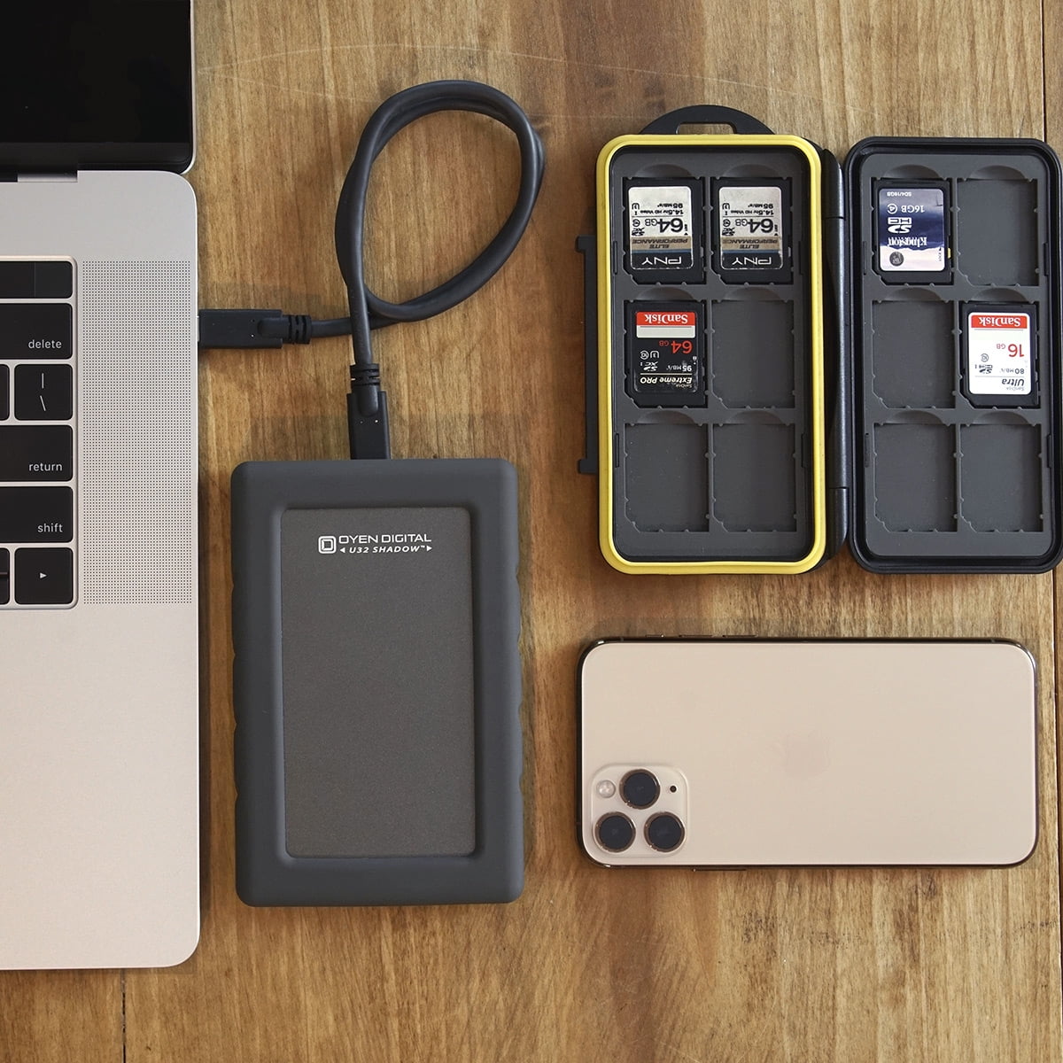 1TB USB-C Rugged Portable Hard Drive