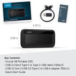 Crucial 500GB X8 Portable SSD with USB-C