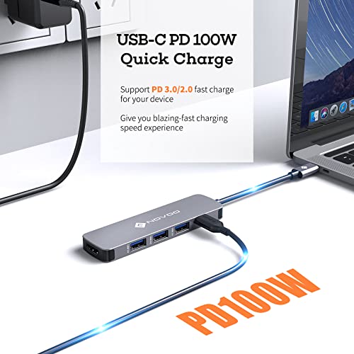 NOVOO USB-C Hub for MacBook Pro/Air with HDMI