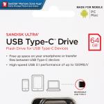 SanDisk Ultra 64GB USB-C Flash Drive