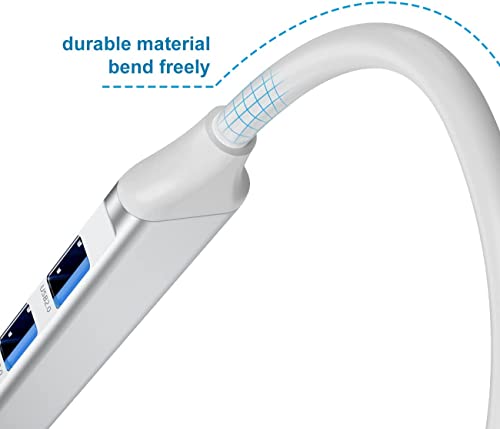 USB-C Hub with 4 Ports for Laptops