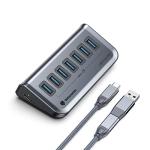 7-Port USB 3.0 Hub with USB-C Adapter