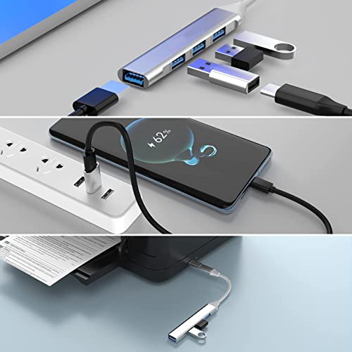 USB-C Hub with 4 Ports for Laptops