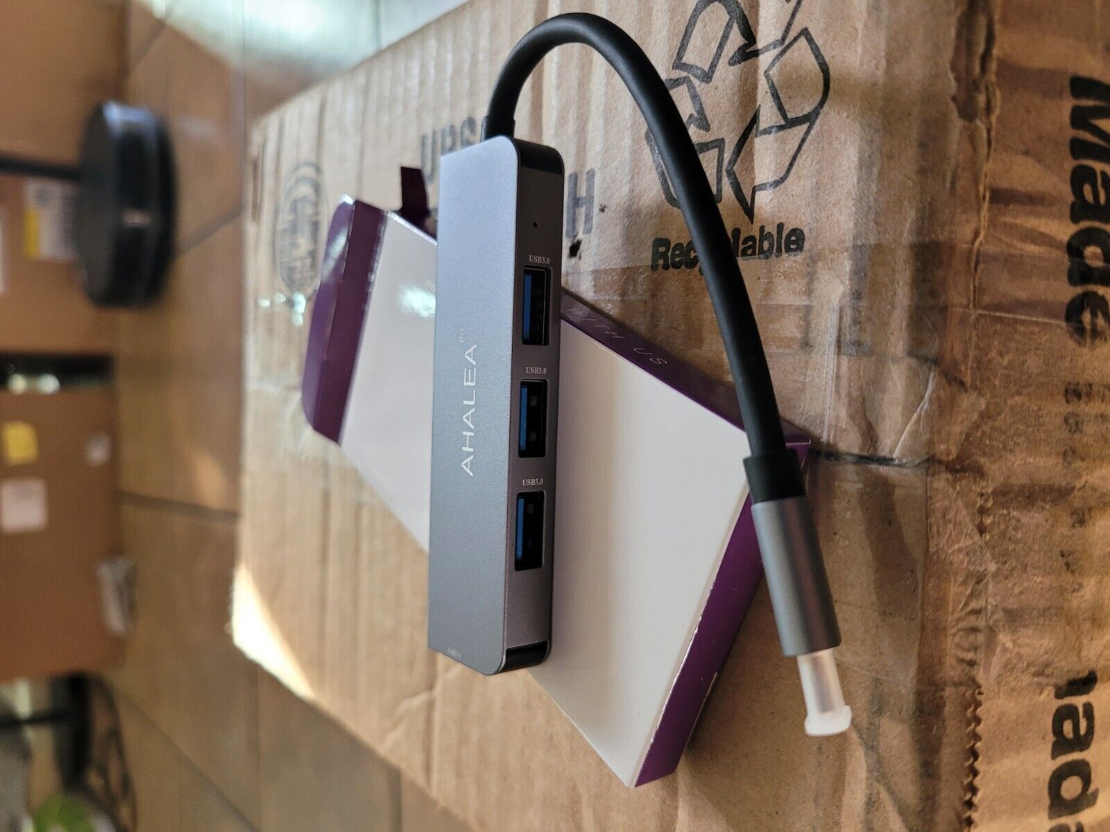 4 in 1 USB-C Hub with 4 Ports