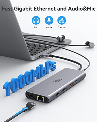 13-in-1 USB-C Docking Station with Triple Display