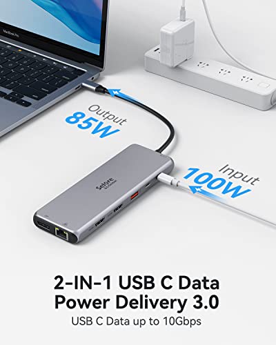 13-in-1 USB-C Docking Station with Triple Display