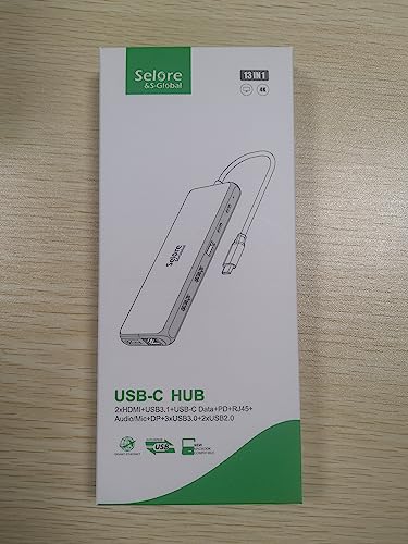 13-in-1 USB-C Docking Station with Triple Display