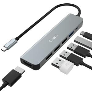 6-in-1 USB-C Hub with 4K HDMI Output
