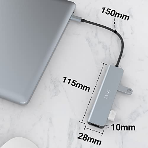 6-in-1 USB-C Hub with 4K HDMI Output