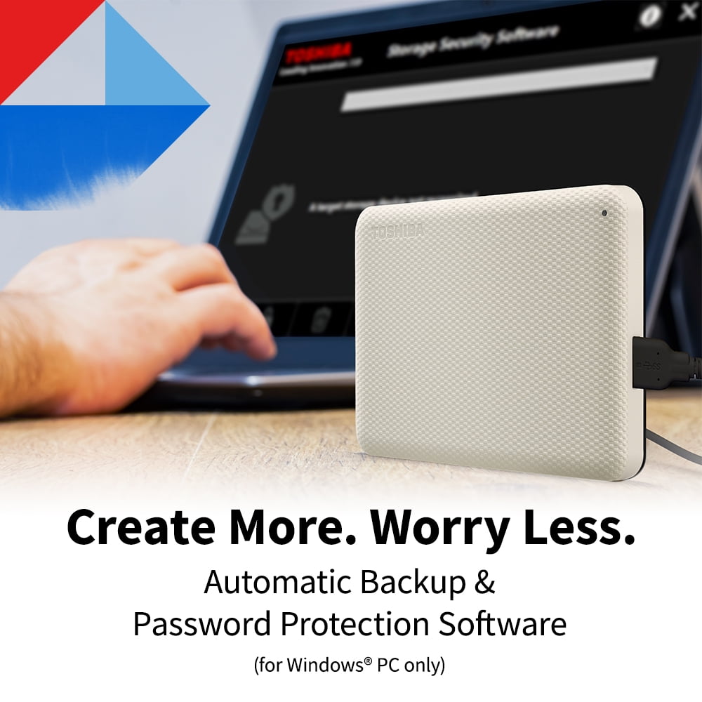 Toshiba 2TB Portable USB-C External Hard Drive