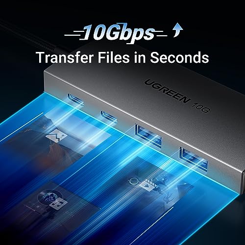 UGREEN 4-Port USB-C Hub with OTG Adapters