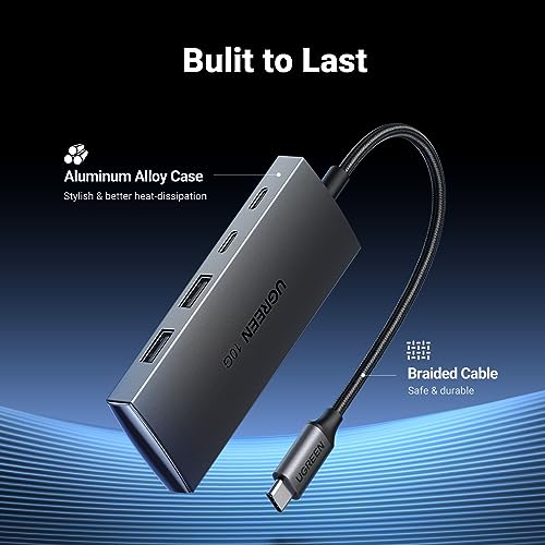 UGREEN 4-Port USB-C Hub with OTG Adapters