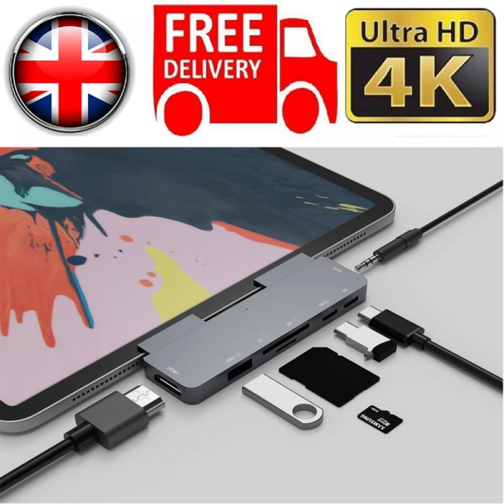 7-Port USB-C Hub with 4K HDMI Adapter