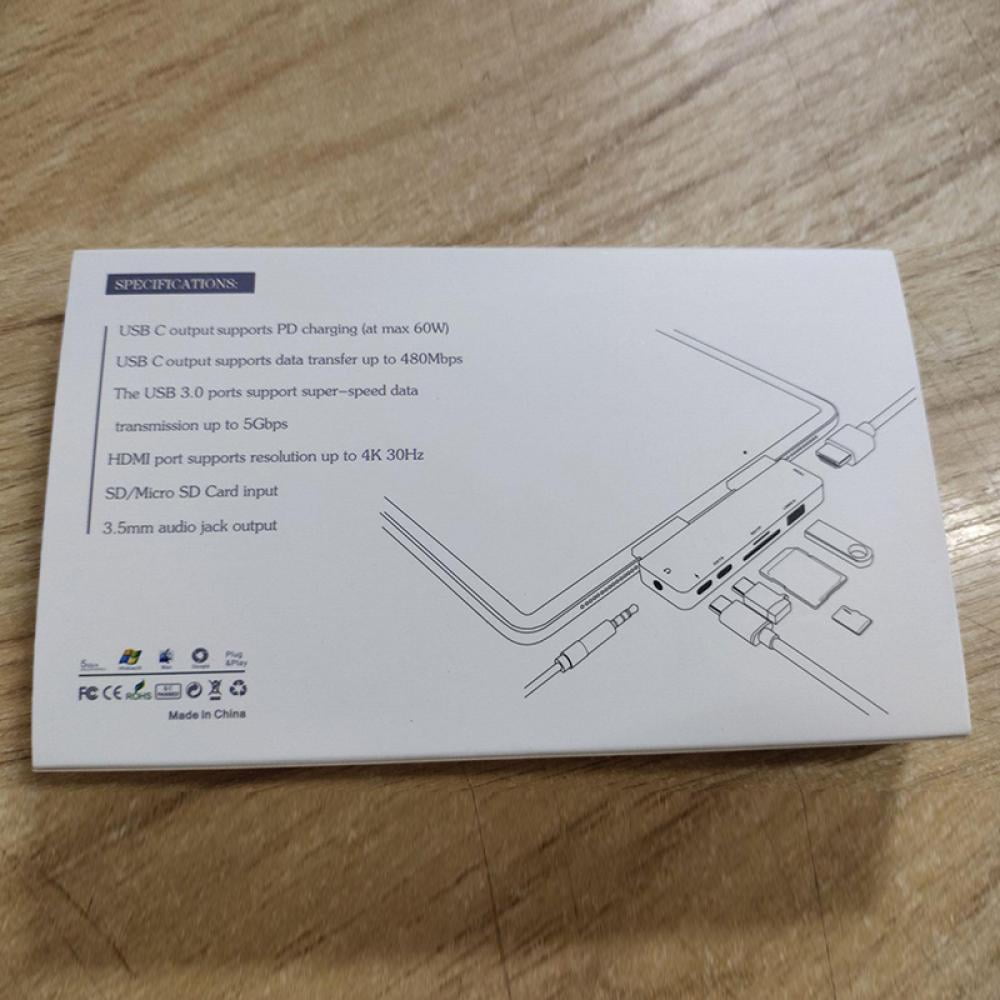 7-Port USB-C Hub with 4K HDMI Adapter