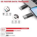 Sanfeya 64GB USB-C Dual OTG Flash Drive
