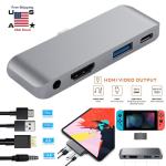 4-in-1 Aluminum USB-C Hub Adapter with HDMI