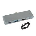 4-in-1 Aluminum USB-C Hub Adapter with HDMI