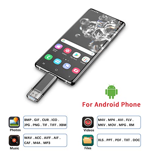 Sanfeya 64GB USB-C Dual OTG Flash Drive