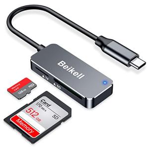 Beikell USB C SD/Micro SD Card Reader
