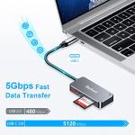Beikell USB C SD/Micro SD Card Reader