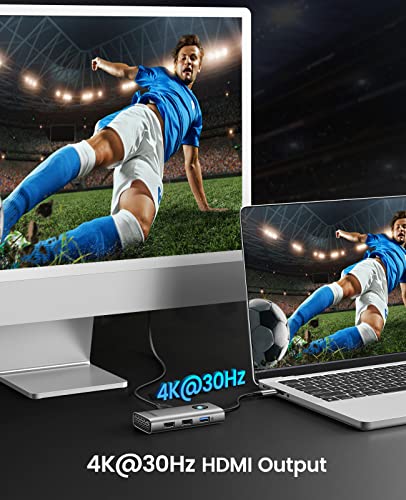 5-in-1 USB C Hub with Power Delivery & HDMI