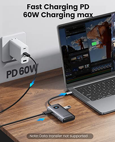 5-in-1 USB C Hub with Power Delivery & HDMI