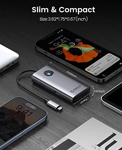5-in-1 USB C Hub with Power Delivery & HDMI