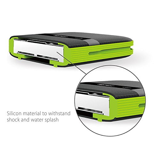 2TB USB-C Rugged Portable External Hard Drive