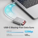 Unitek USB-C 3-Slot SD Card Reader - Grey