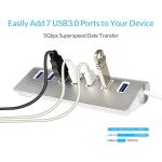 Juslike 7-Port USB 3.0 Powered Hub