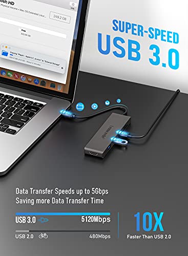 Lemorele 6-in-1 USB-C Hub with 4K HDMI