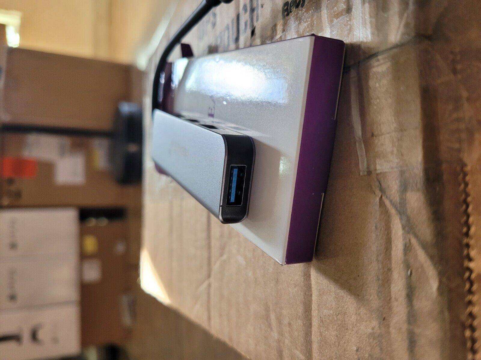 4-in-1 USB-C Hub with 4 USB 3.0 Ports