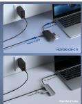 HOYOKI 8-in-1 USB-C Hub with HDMI and Ethernet