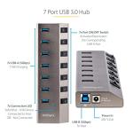 StarTech 7-Port USB-C Hub with Switches