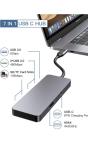 GIKERSY 7-in-1 USB-C Hub with 4K HDMI