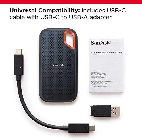 SanDisk Extreme Portable SSD - 250GB to 2TB