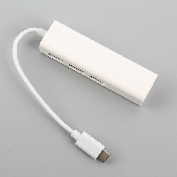 USB-C 3-Port Hub with Ethernet Adapter